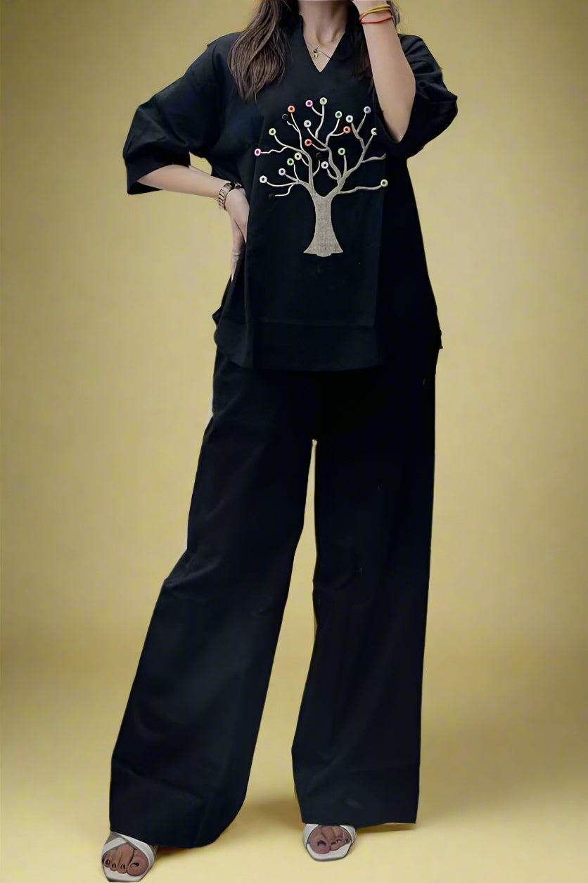 Skies in Style Cotton Coord Set