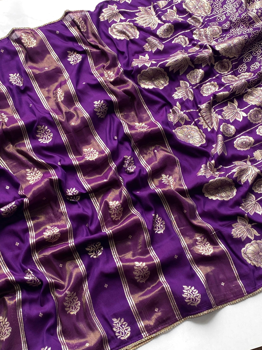 Steady Flame Dola Silk Saree