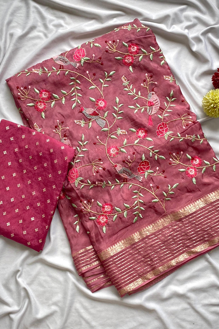 Flair in Flow Fancy Silk Saree