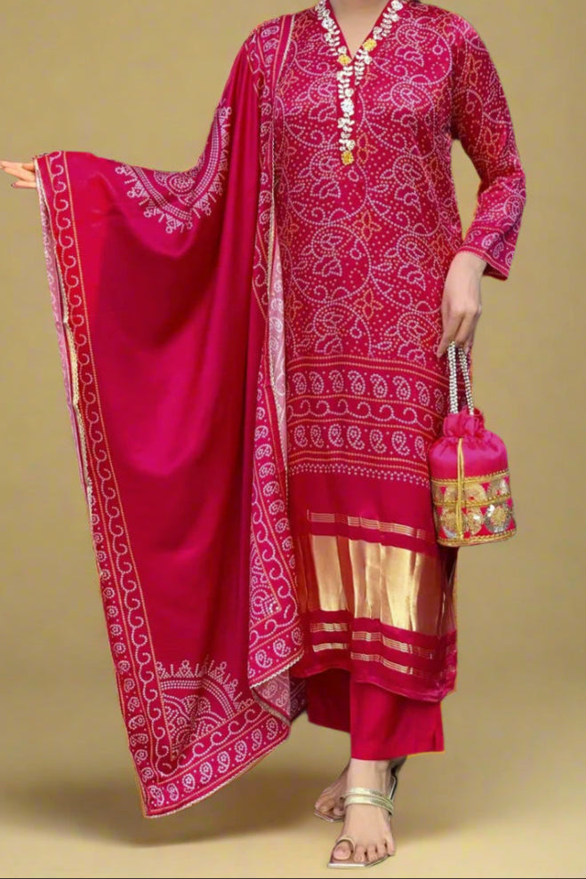 Raining With Me Silk Kurti Set