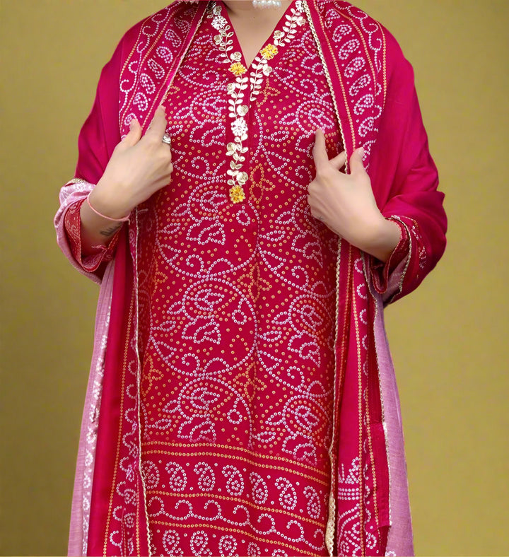 Raining With Me Silk Kurti Set