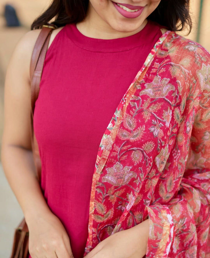 Dressed To Bless Cotton Kurti Set