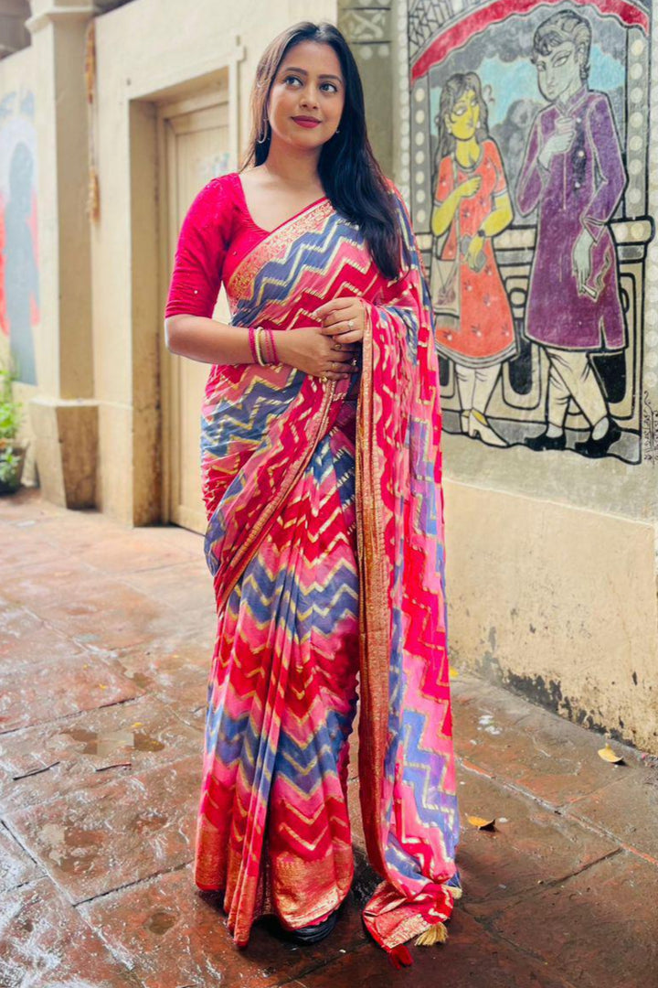 Affordable Elegance Georgette Saree