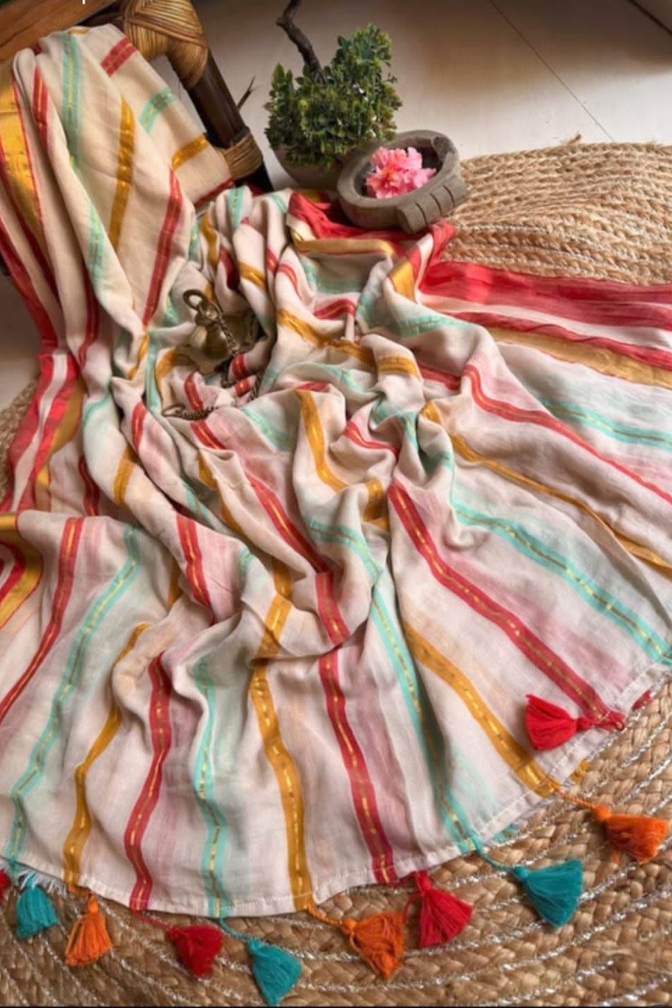 Roddur Kotha Mul Cotton Saree