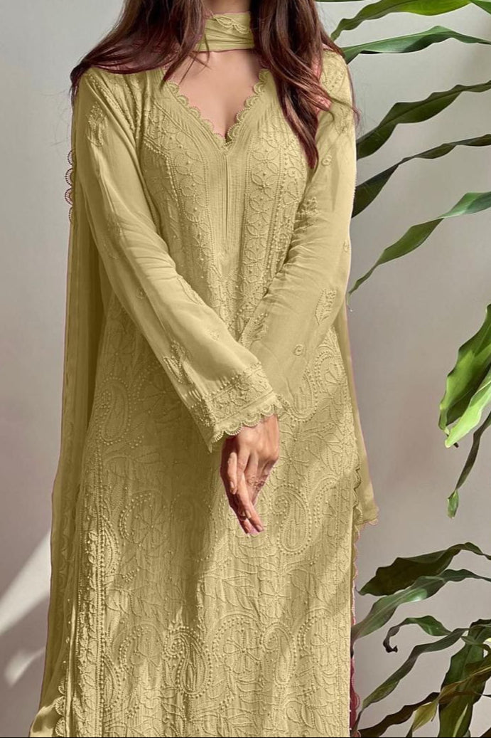 Breeze Bloom Georgette Kurti Set