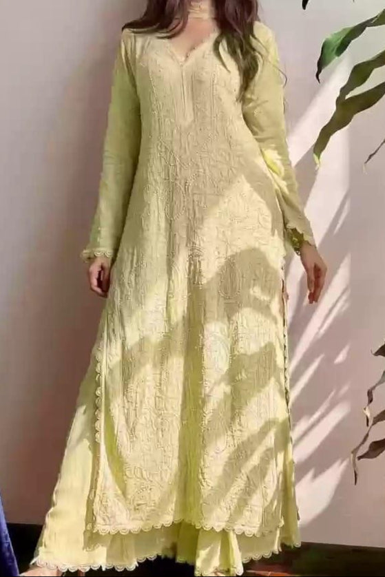 Breeze Bloom Georgette Kurti Set