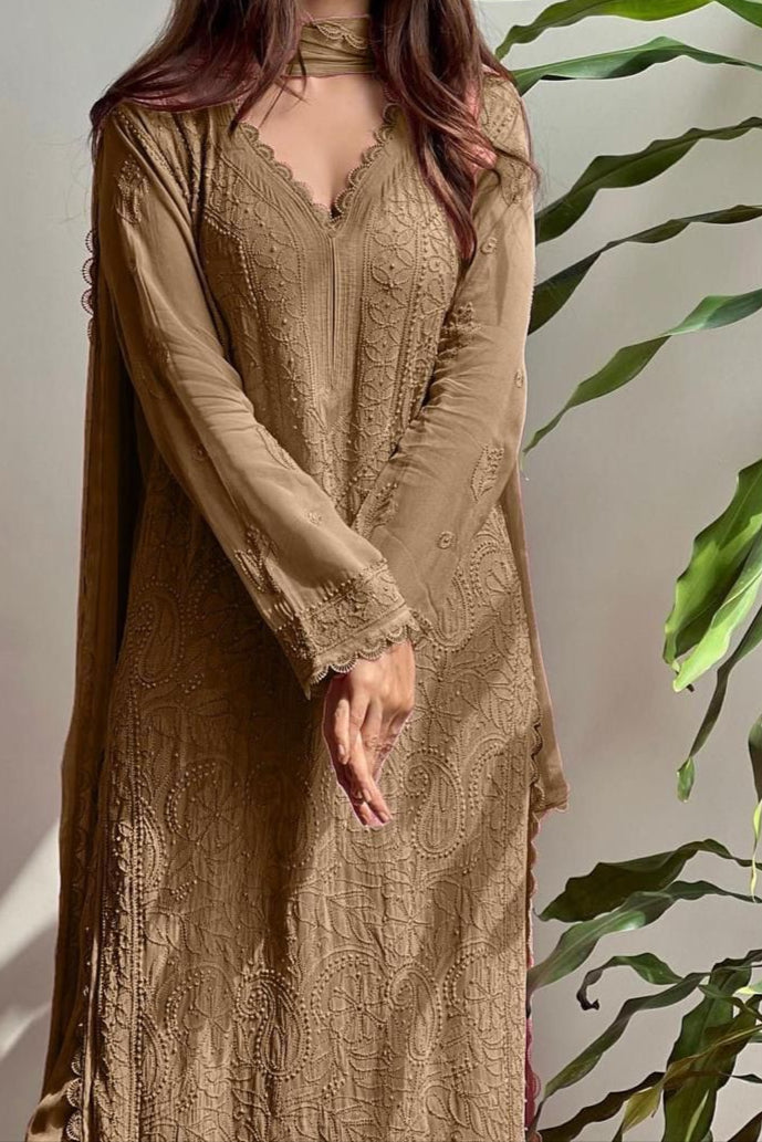 Breeze Bloom Georgette Kurti Set