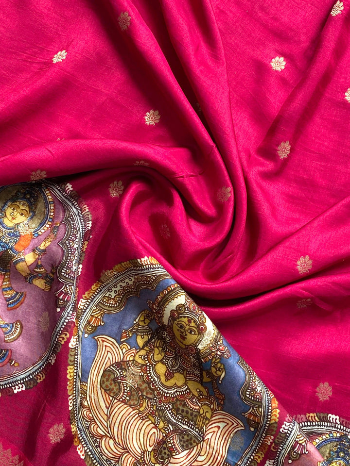 Romantic Monsoon Crepe Georgette Silk Saree