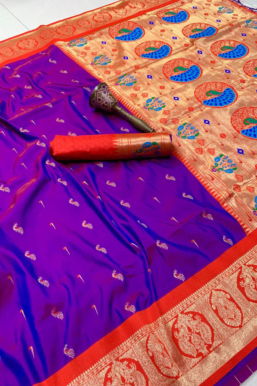 Maratha Grace Paithani Silk Saree