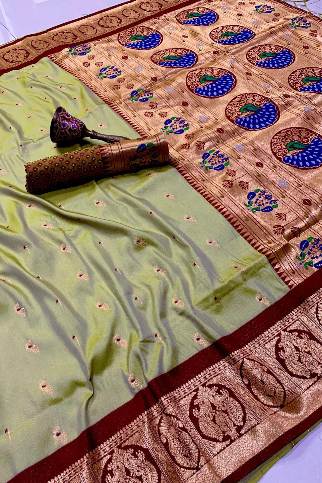 Maratha Grace Paithani Silk Saree