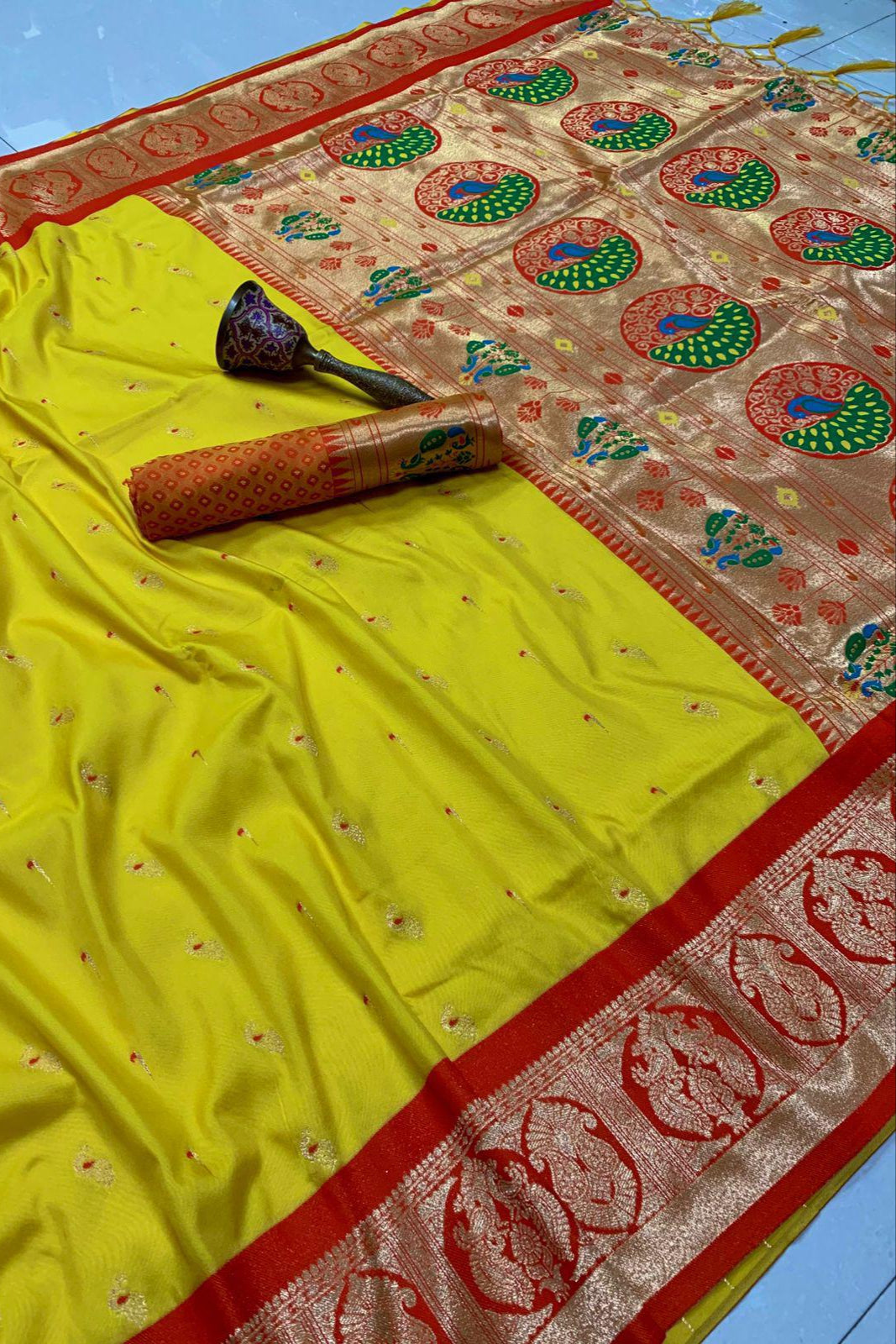 Maratha Grace Paithani Silk Saree