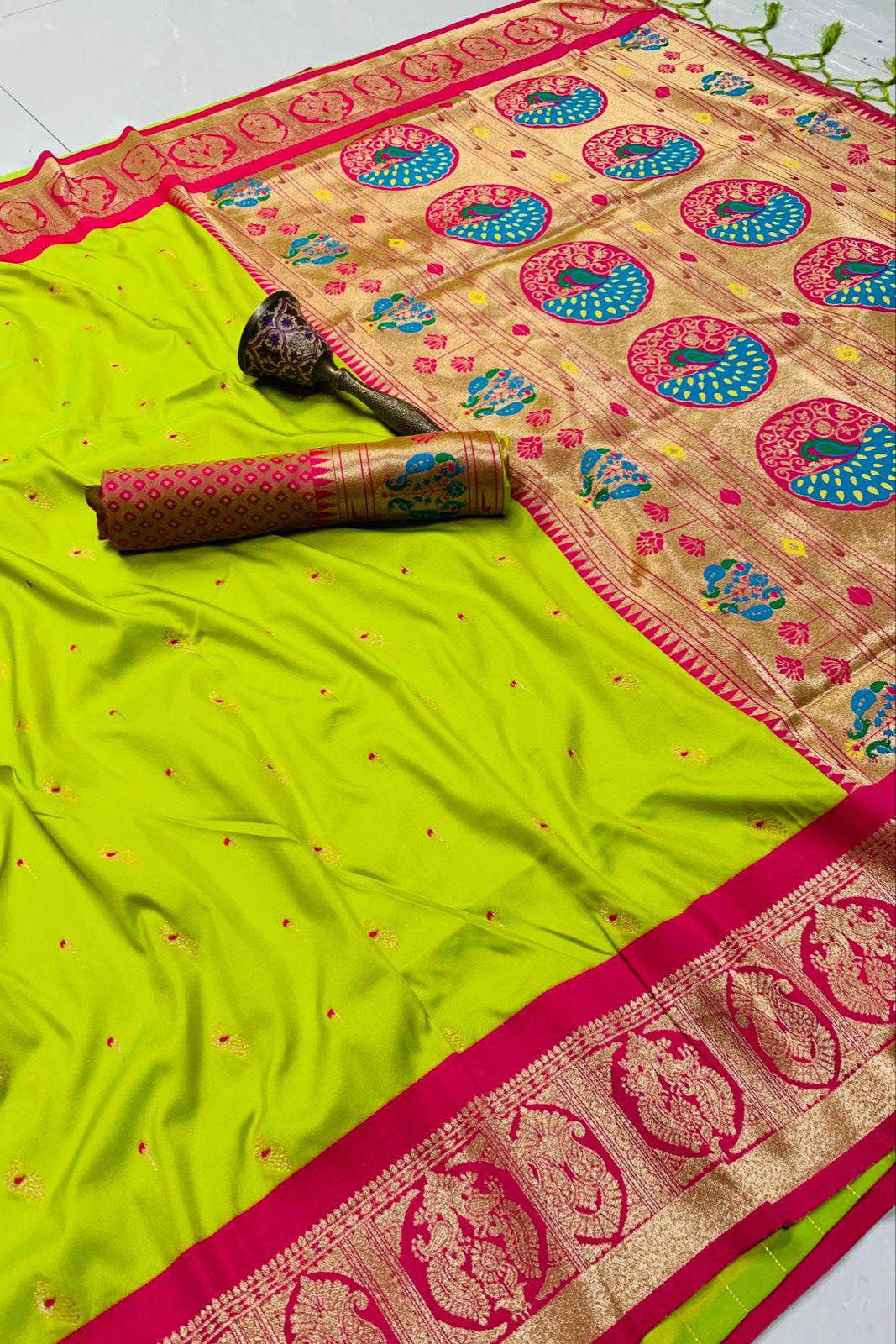 Maratha Grace Paithani Silk Saree
