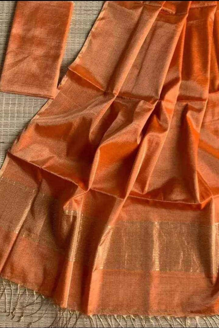 Sonar Sutra Tissue Linen Saree