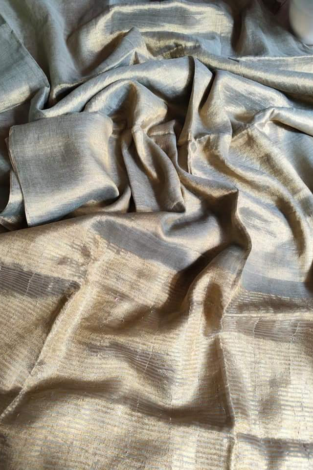 Sonar Sutra Tissue Linen Saree
