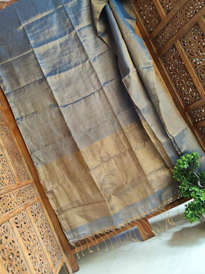Sonar Sutra Tissue Linen Saree