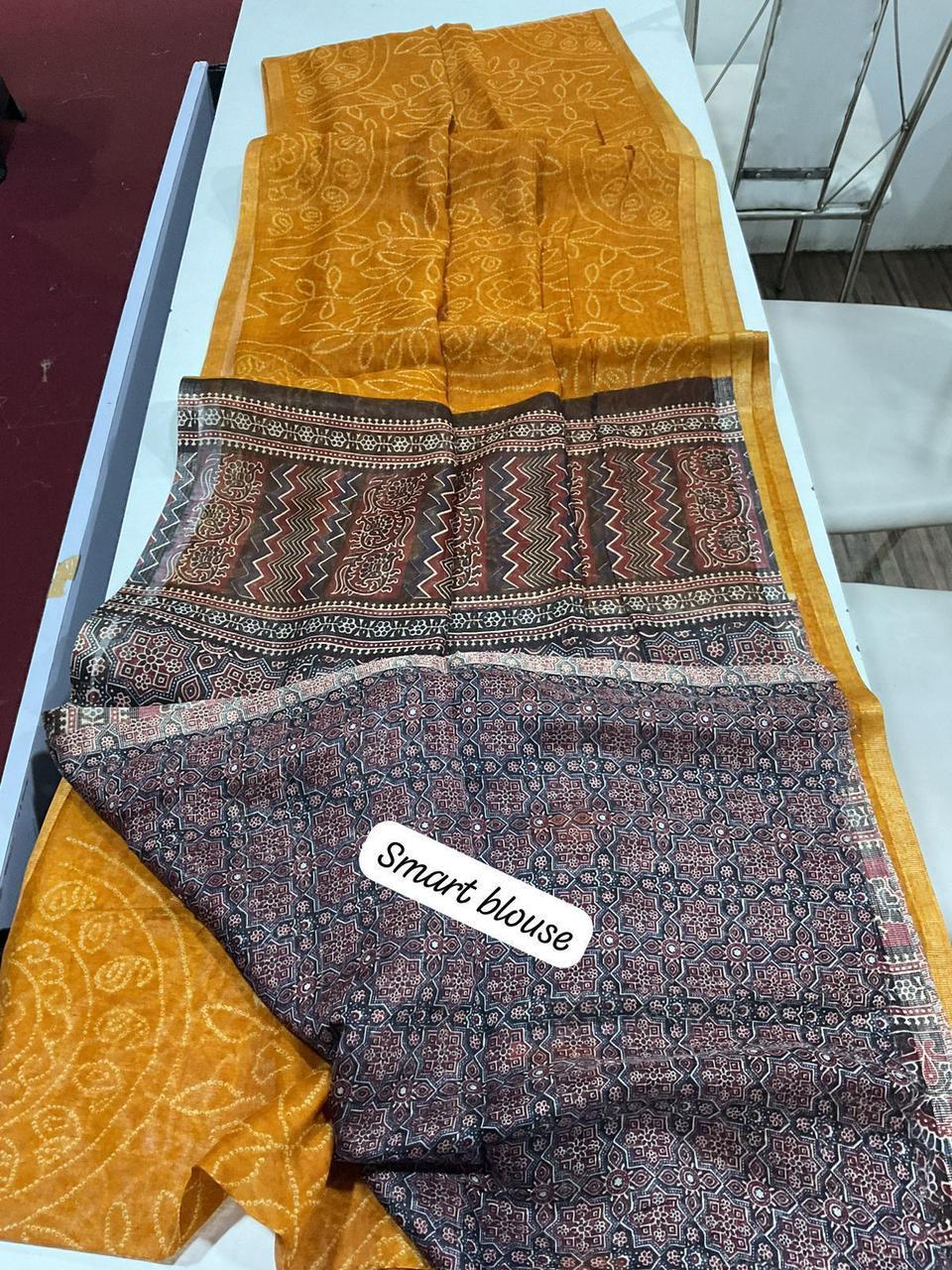 Shades Of Linen Designer Linen Saree