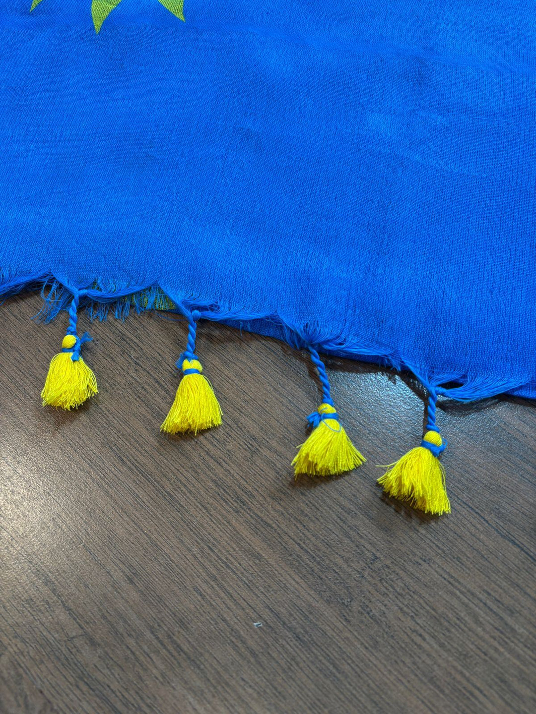 Cheerful Sunflower - Pure Khadi Cotton Sareee