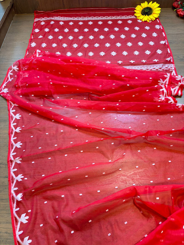 Megh-er Chithi Dhakai Jamdani Saree