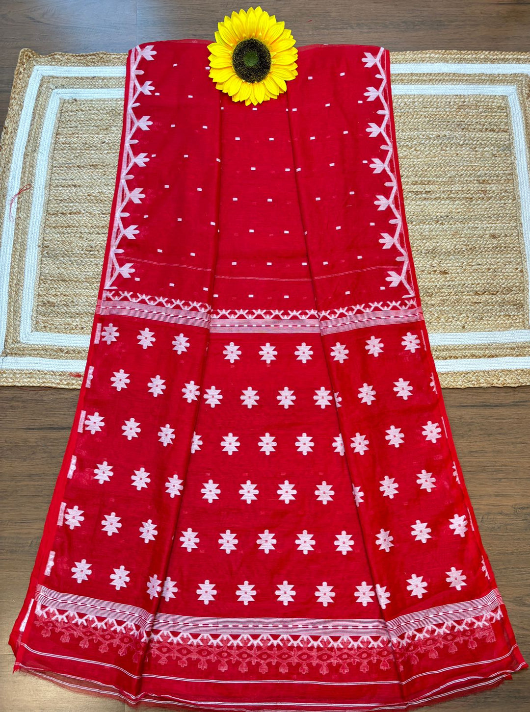 Megh-er Chithi Dhakai Jamdani Saree