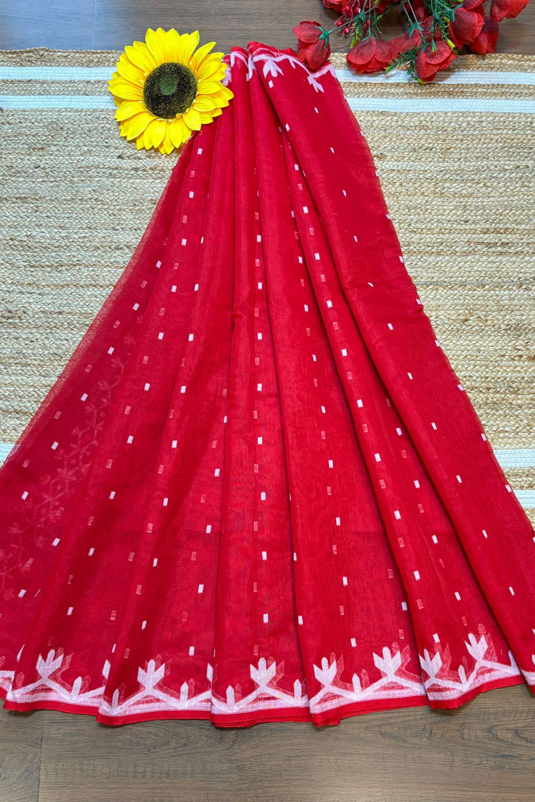 Megh-er Chithi Dhakai Jamdani Saree