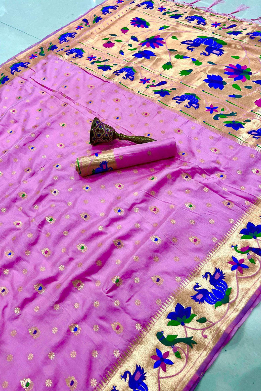 Fly In Tradition Kanchivaram Paithani Silk Saree