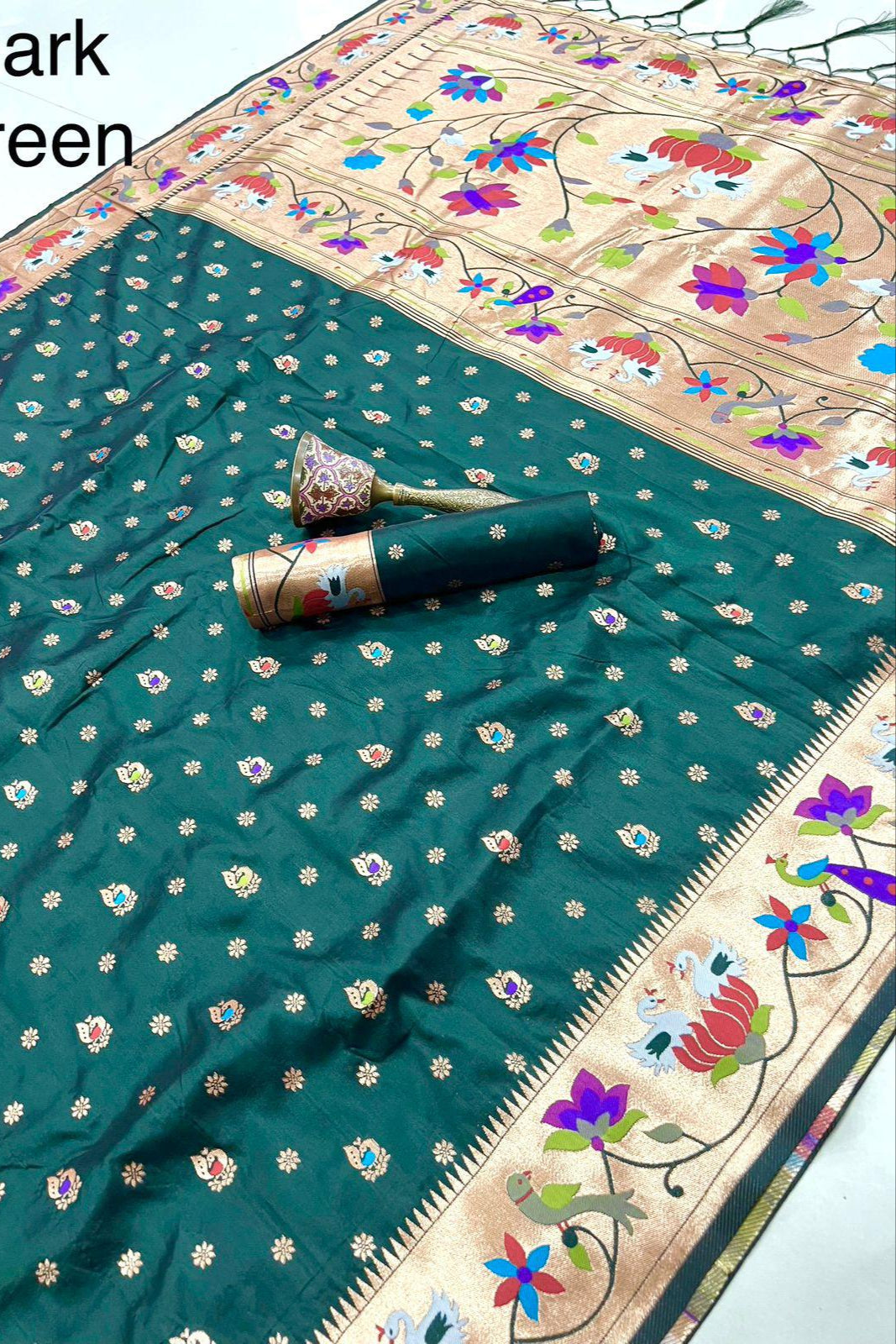 Fly In Tradition Kanchivaram Paithani Silk Saree