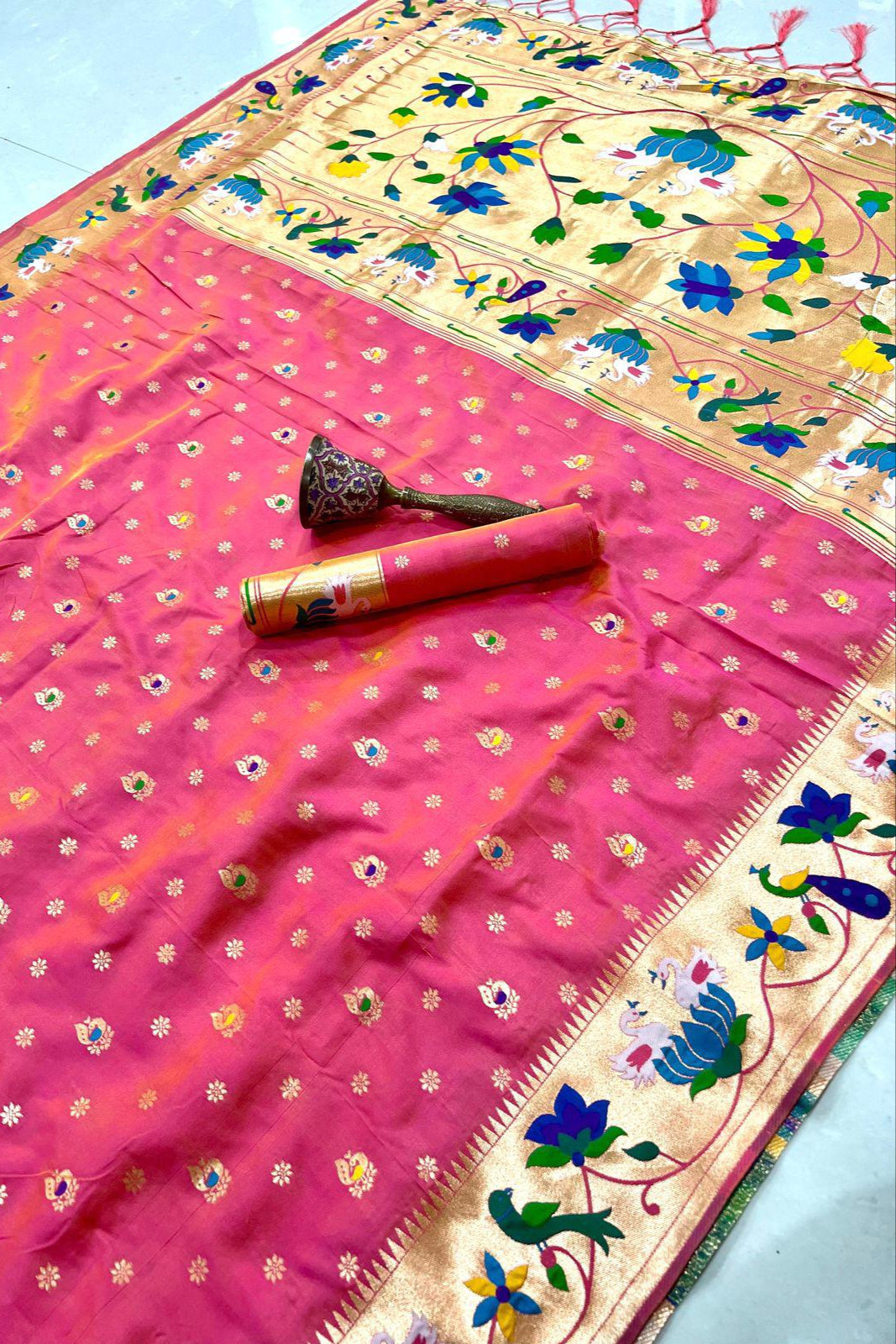 Fly In Tradition Kanchivaram Paithani Silk Saree