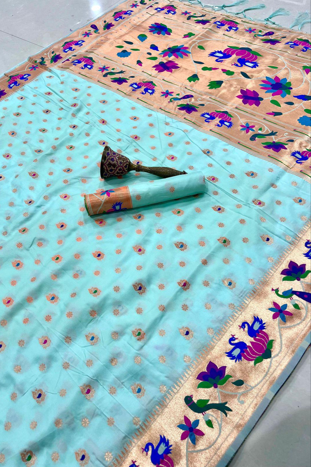 Fly In Tradition Kanchivaram Paithani Silk Saree