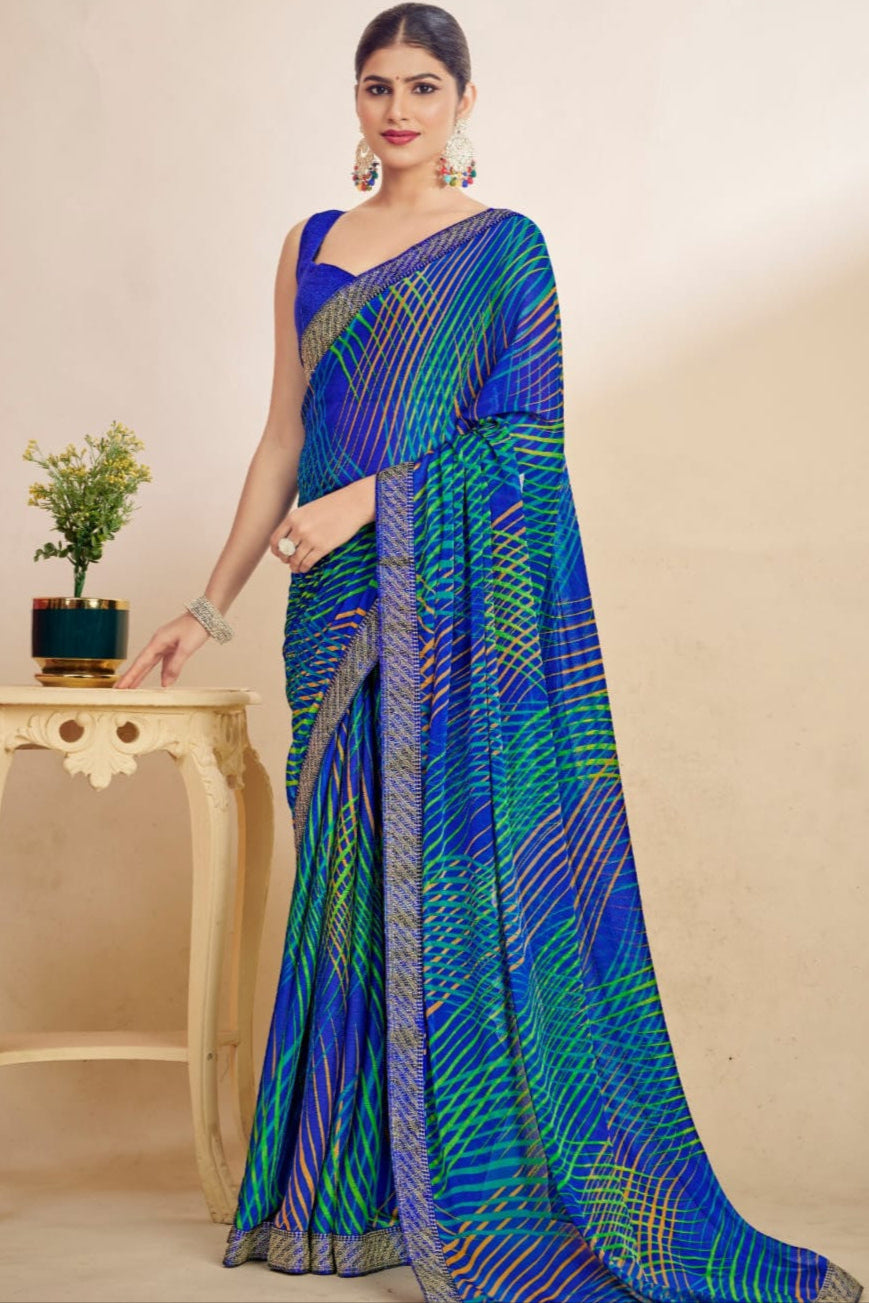 Agnija- soft-flowing chiffon saree
