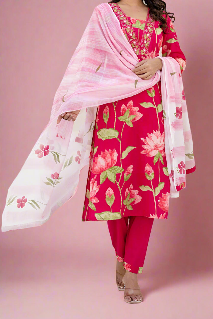 Bold In Basics Cotton Kurti Set