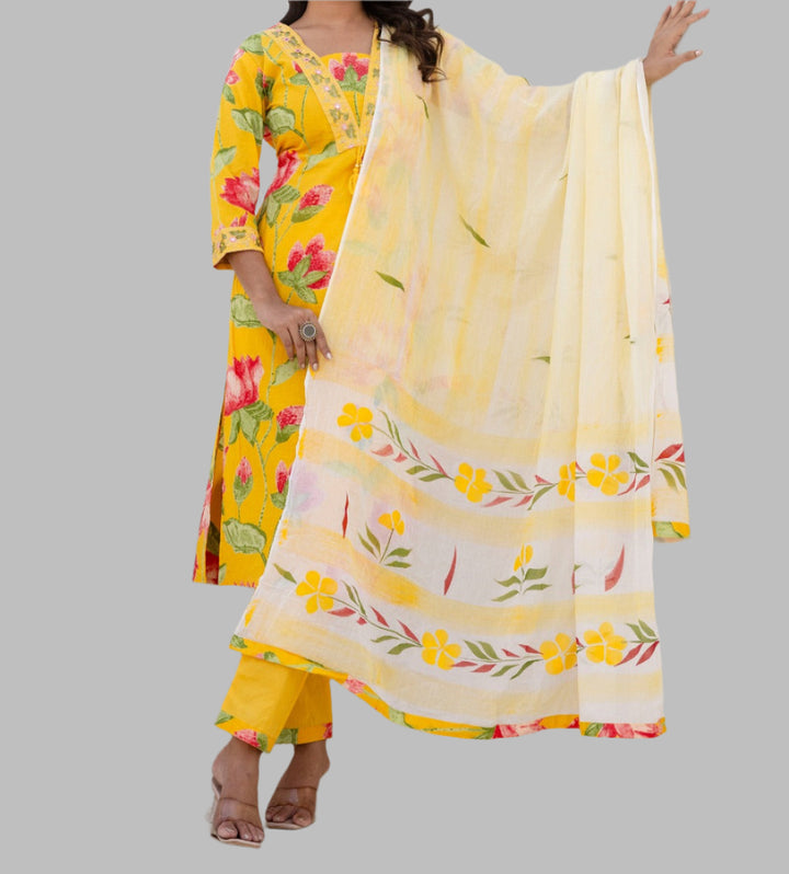 Bold In Basics Cotton Kurti Set