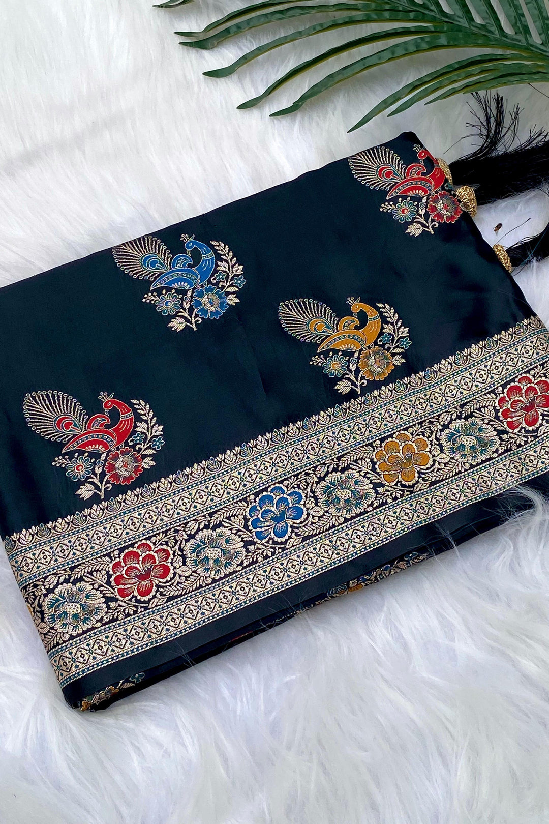 As Radiant As Sunlight Mushru Satin Silk Saree