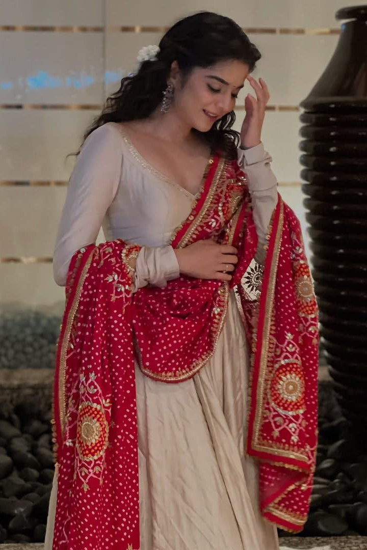 Actress Mithila Palkar Inspired Gown Set