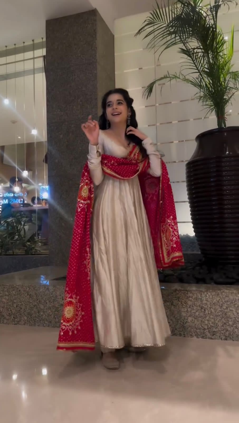 Actress Mithila Palkar Inspired Gown Set