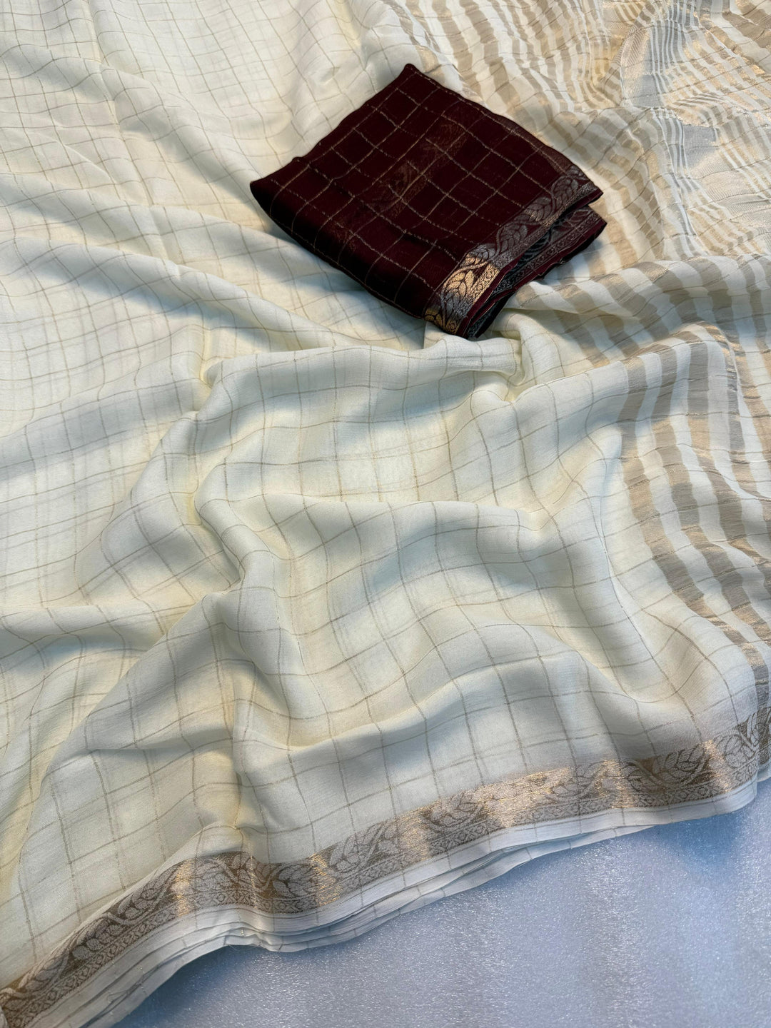 She Is Culture Chinnon Silk Saree