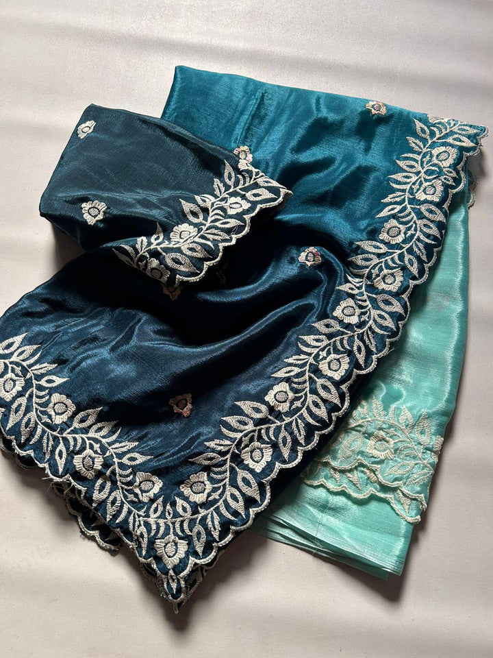 Threads of Love Chinnon Silk Saree