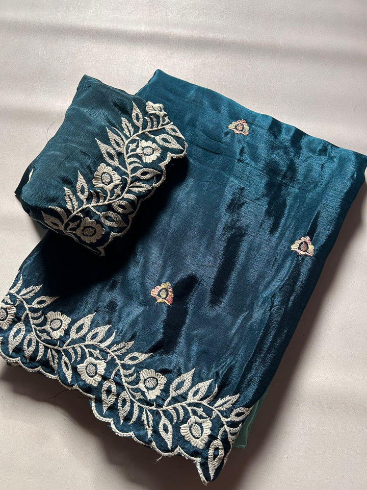 Threads of Love Chinnon Silk Saree
