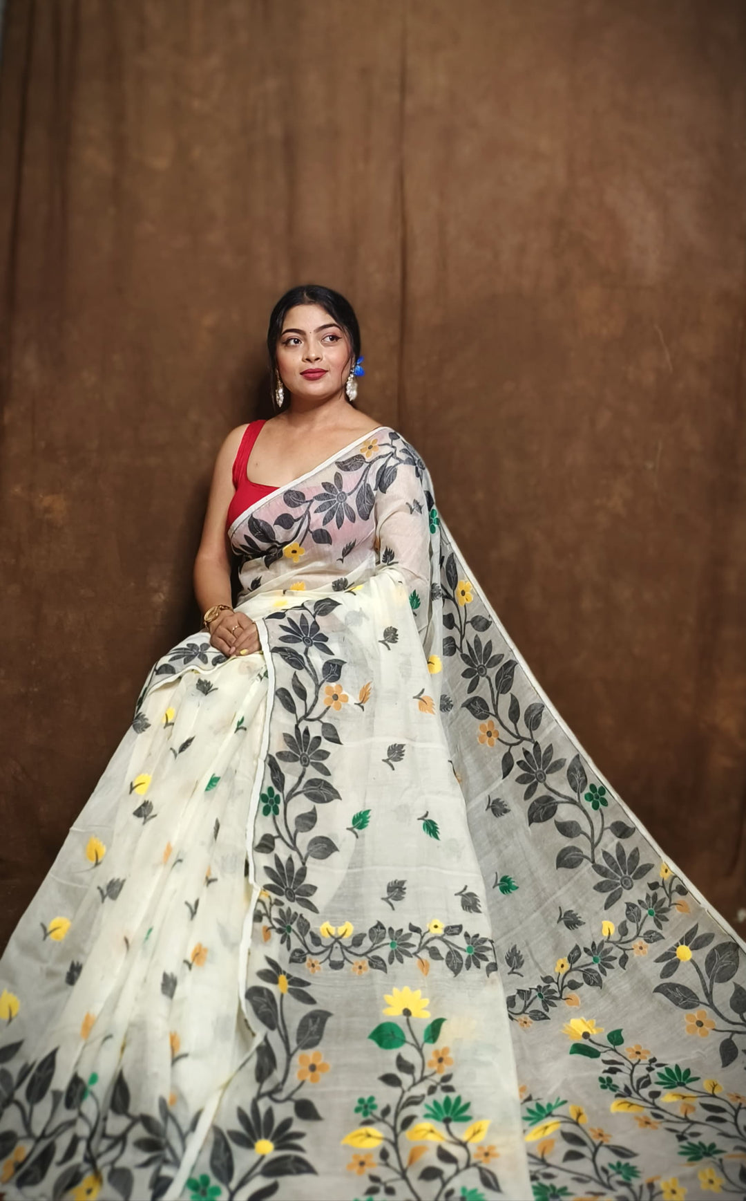 Ranga Roop Dhakai Jamdani Saree