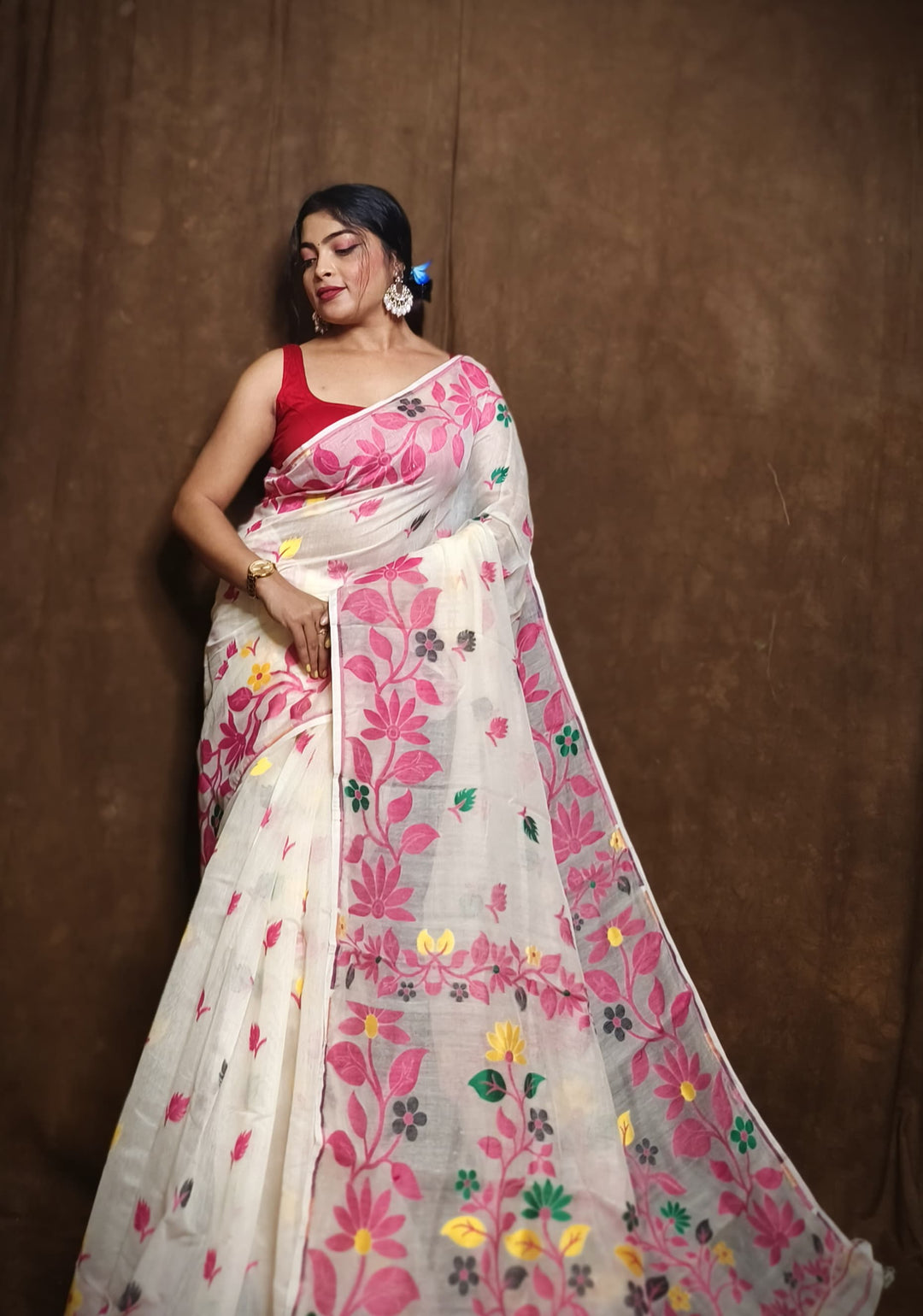 Ranga Roop Dhakai Jamdani Saree