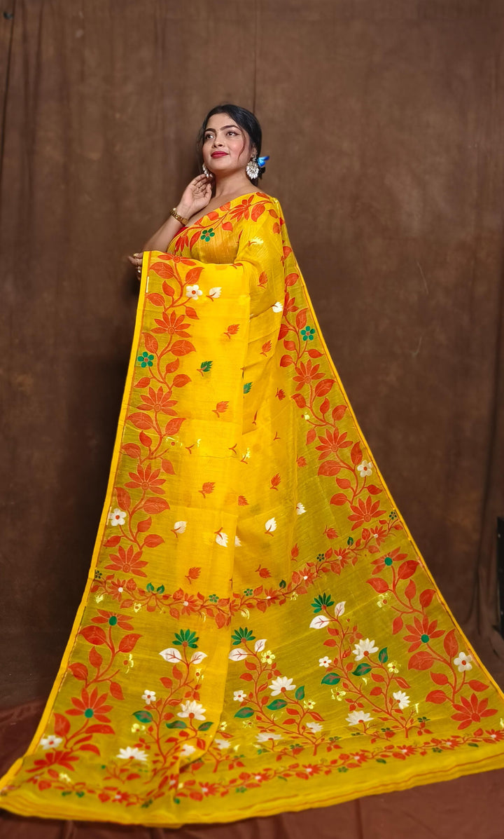 Ranga Roop Dhakai Jamdani Saree