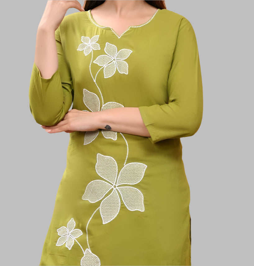 Crimson Charm Cotton Coord Set