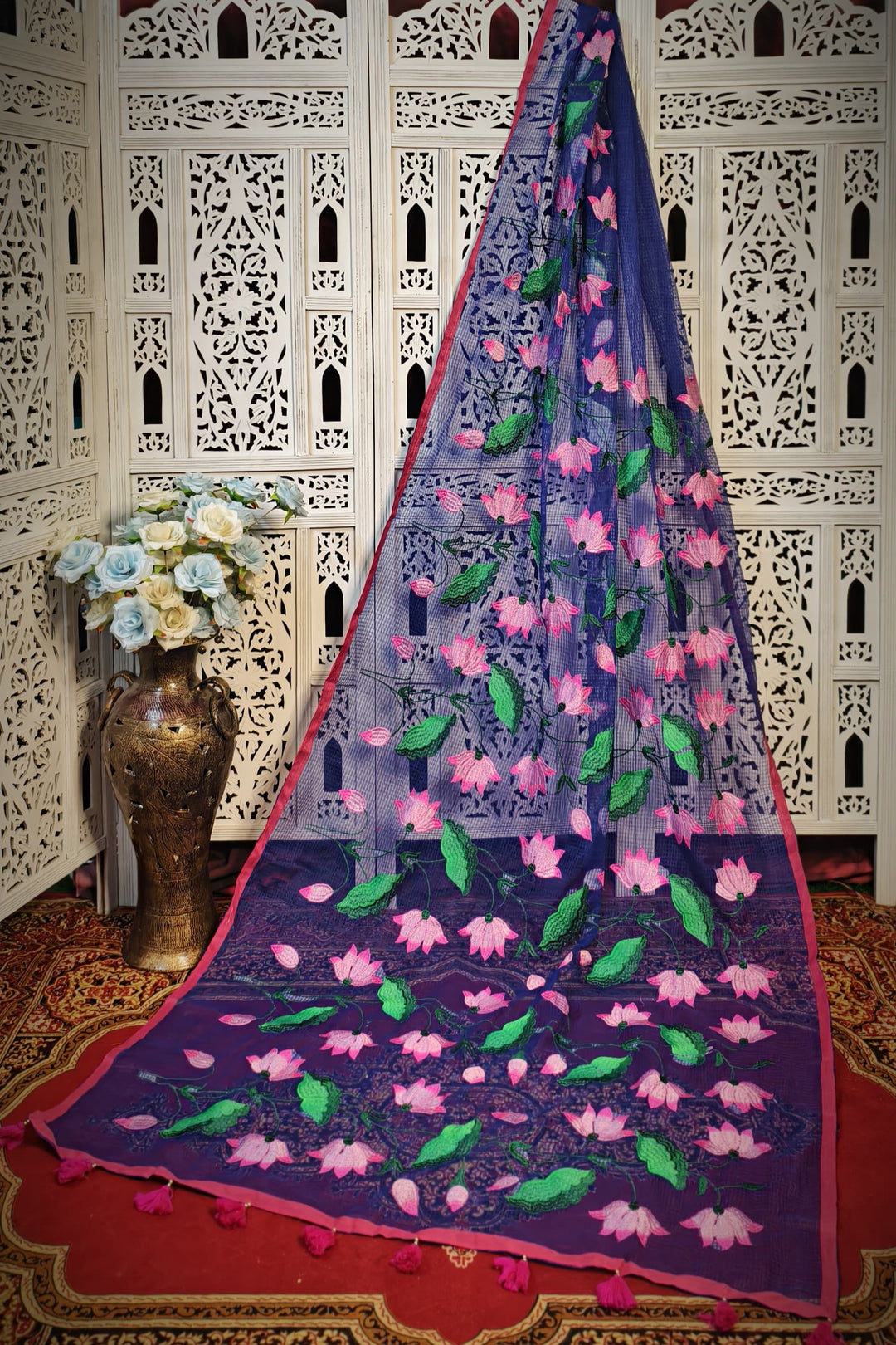 Shwetkamal Bengal Kota Saree
