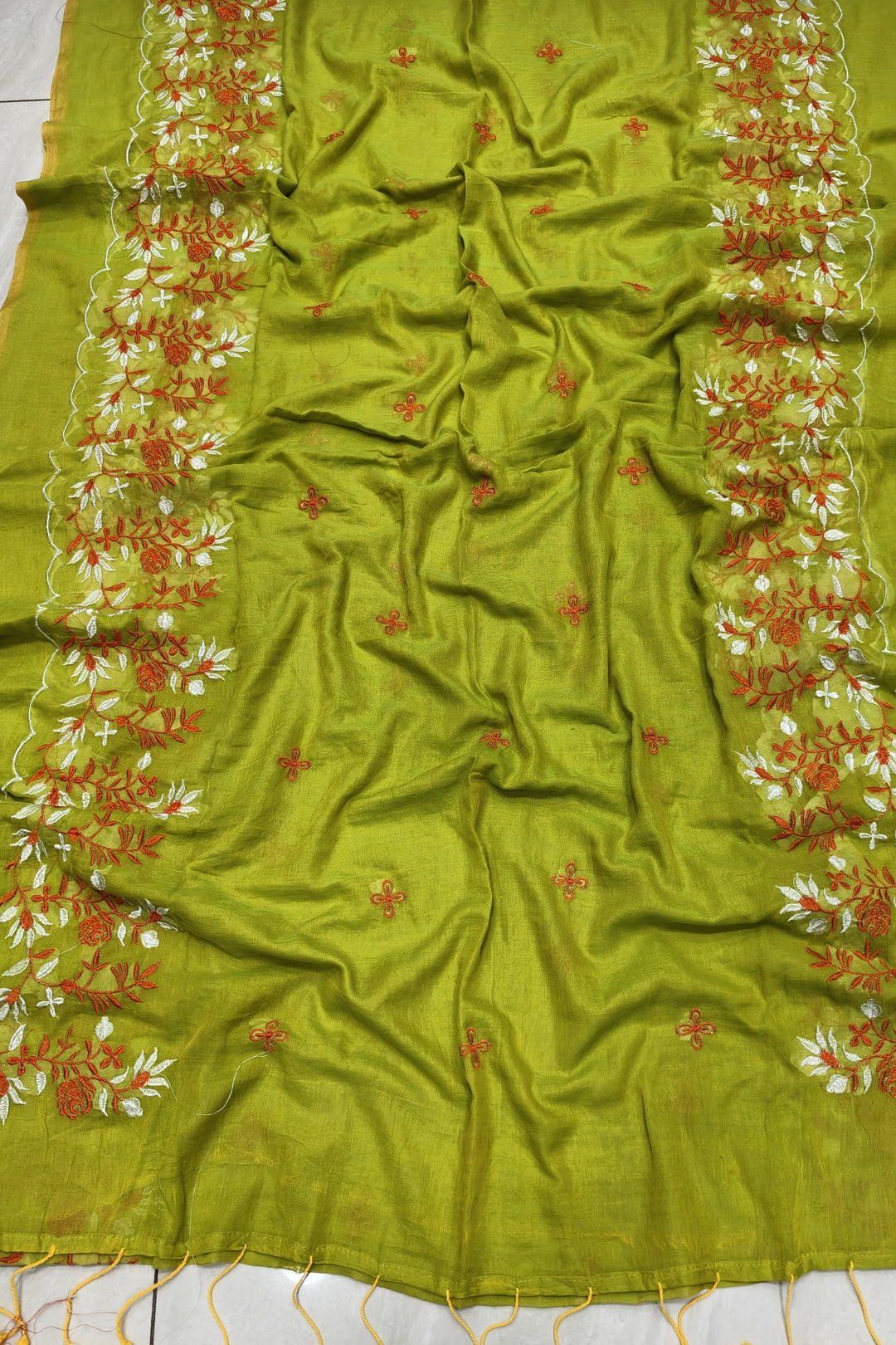 Bhalobashar Rong Mul Cotton Saree