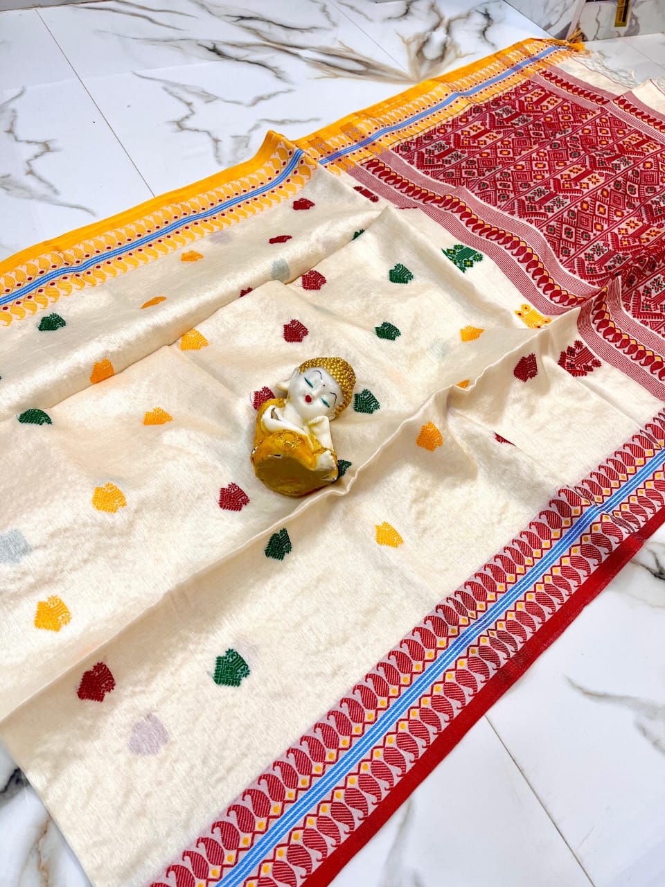 Thikana Mon Gachi Tussar Jamdani Saree