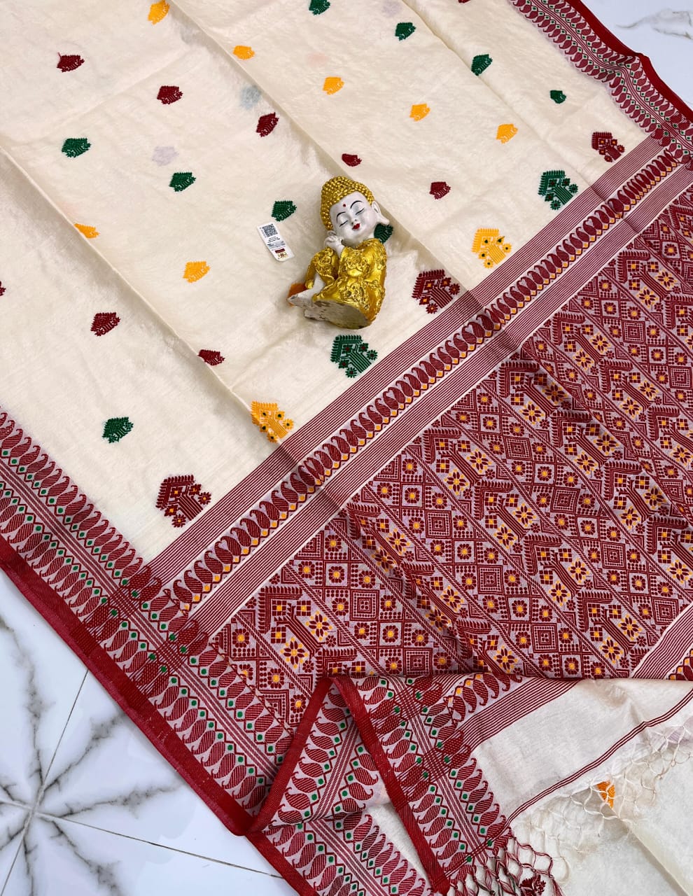 Thikana Mon Gachi Tussar Jamdani Saree