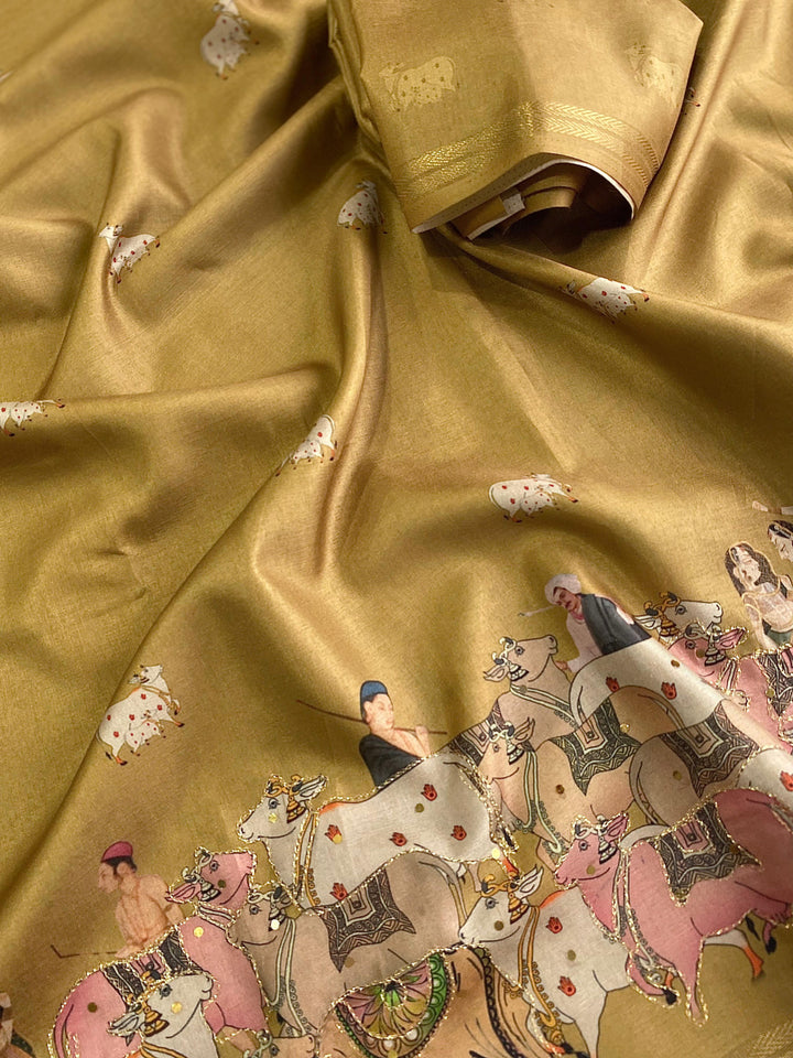 Call of the heart Dola Silk Saree