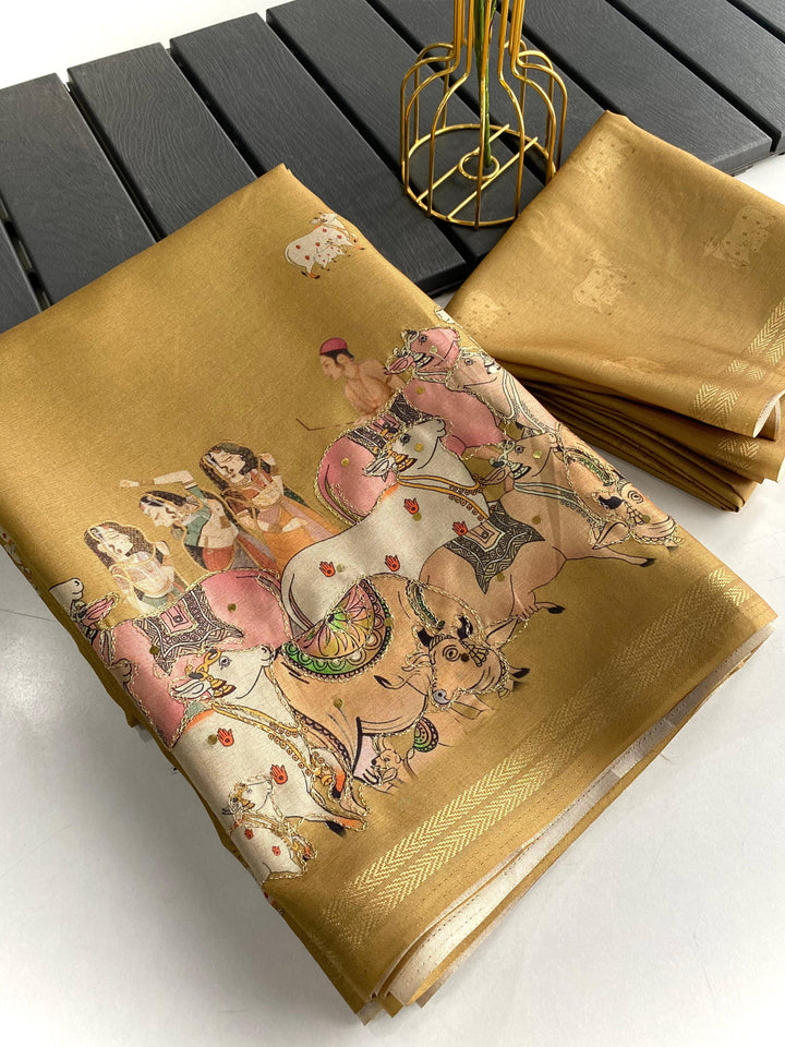 Call of the heart Dola Silk Saree