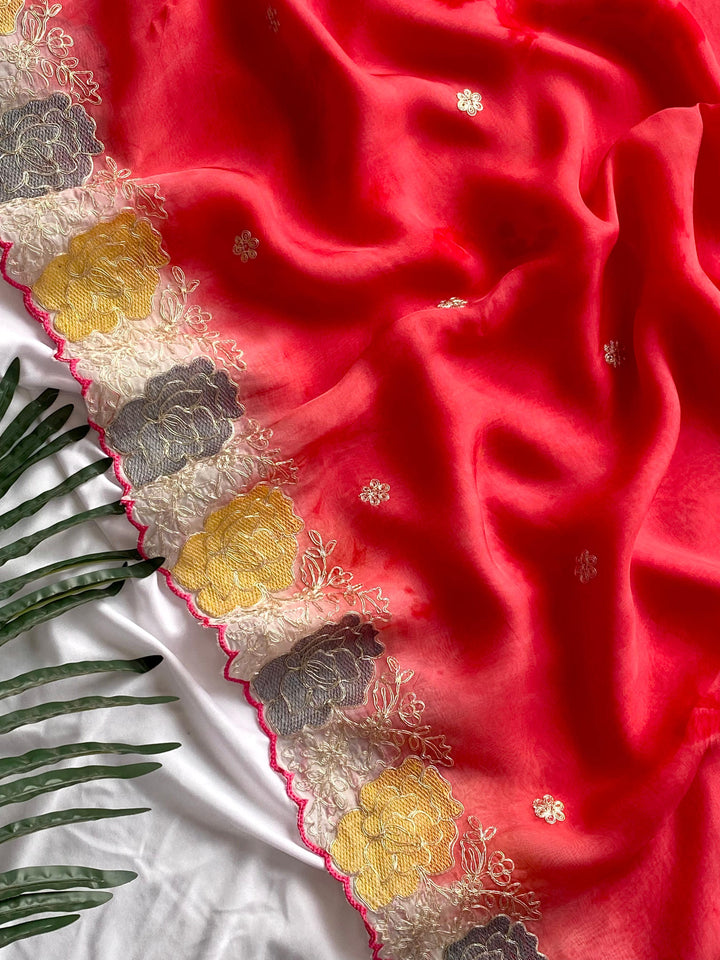 The Secret Love For Organza Silk Saree