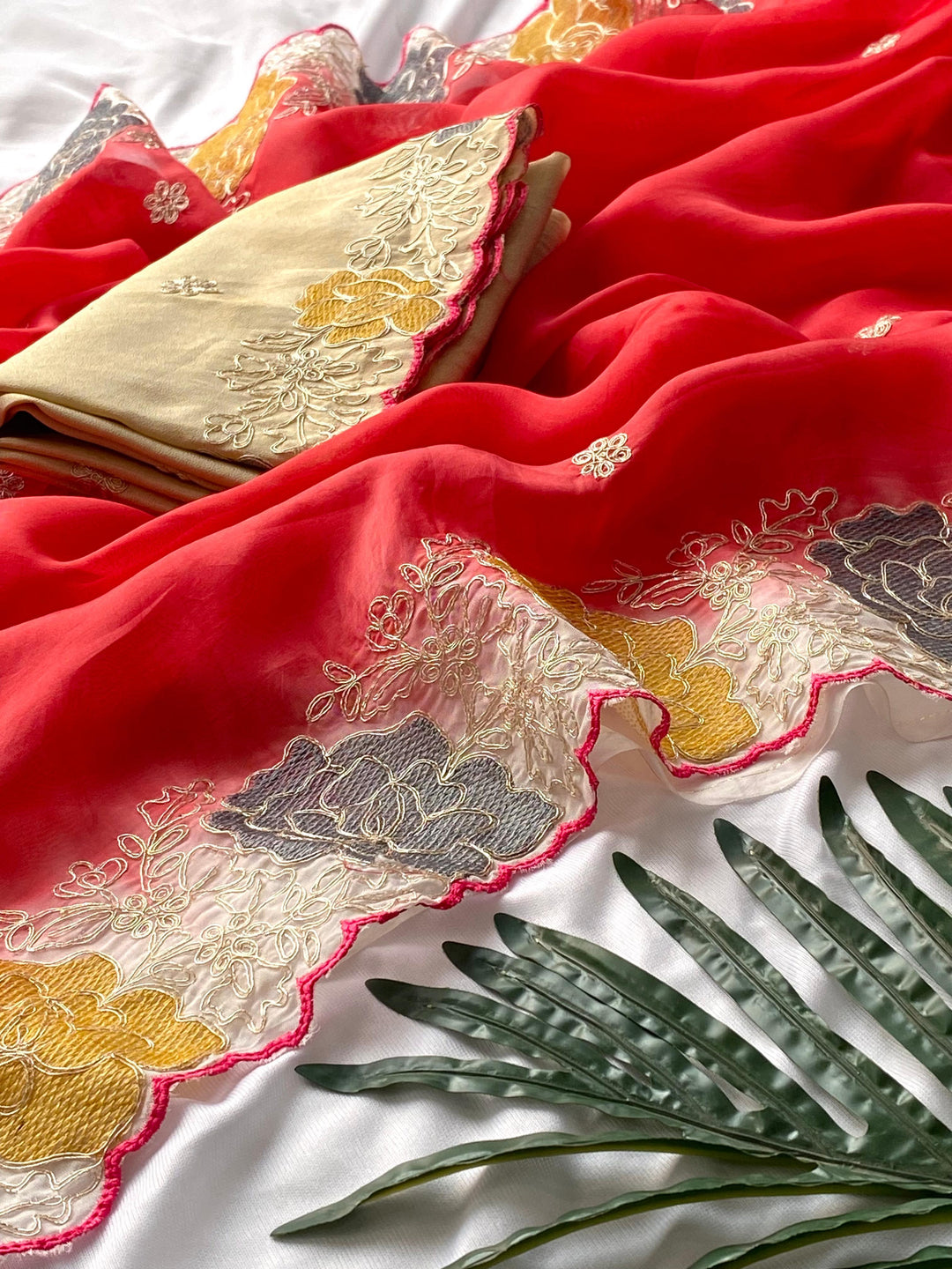 The Secret Love For Organza Silk Saree