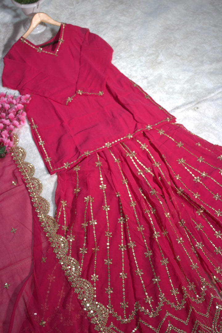 Indian Disney Princess- Rakhi Special Sharara Set